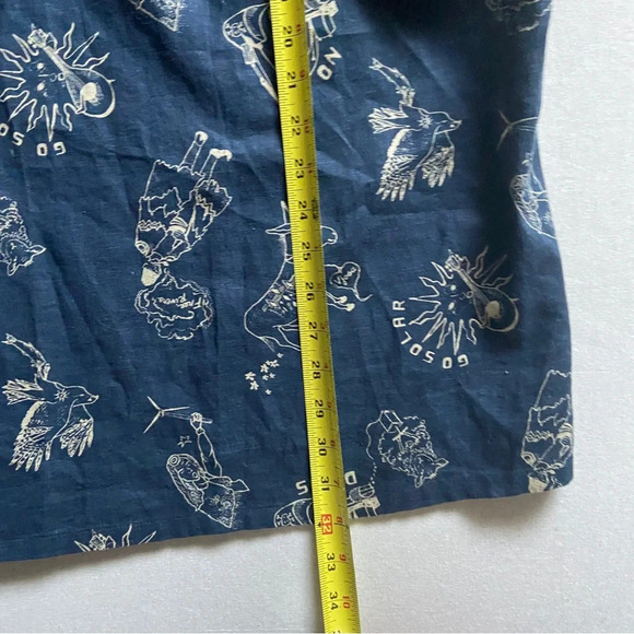 Patagonia hemp organic cotton printed button up short sleeve Sz XXL - Picture 9 of 9